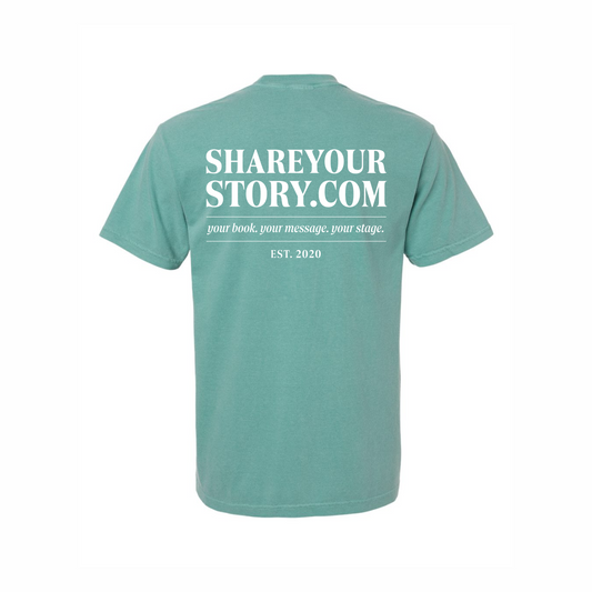 Your Book. Your Message. Your Stage.  Comfort Colors Tee